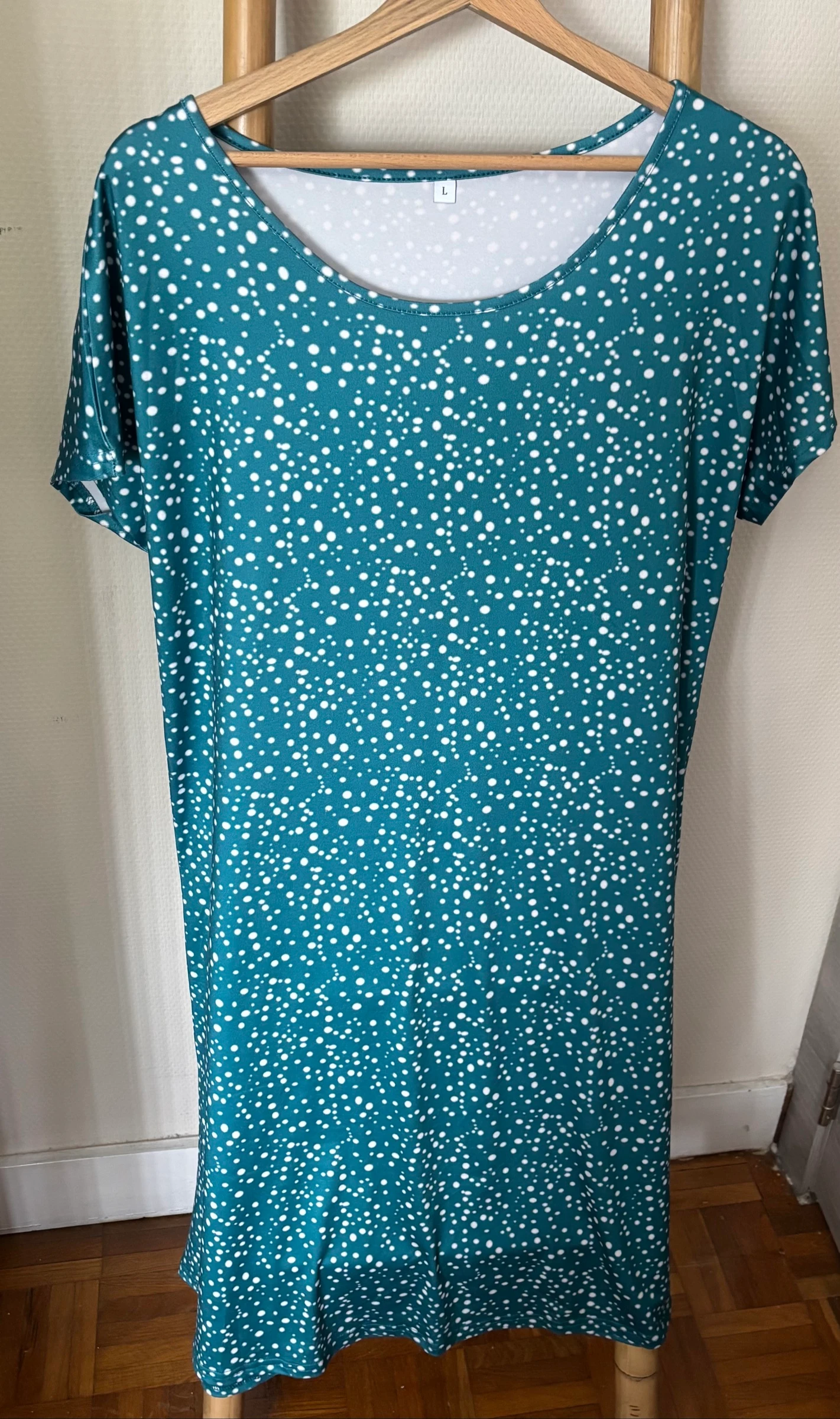 🌸 Green tunic dress - Size L – photo 3
